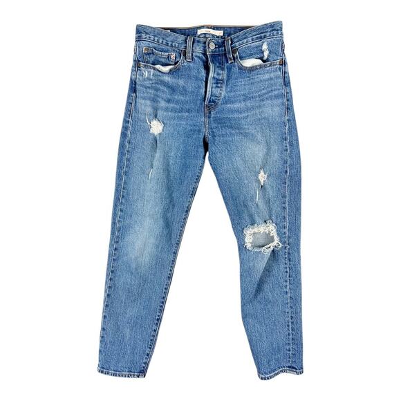 Levi’s Wedgie Icon Fit High Rise Straight Jeans size 27 - Picture 1 of 13